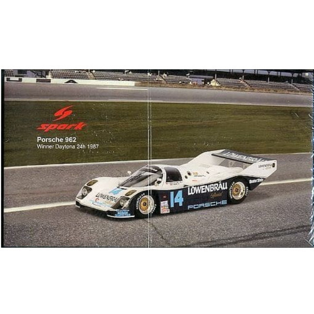 [MDL] 1/18 Porsche 962 Winner Daytona 24H 1987 C.Robinson - D.Bell - A.Unser jr. - A.Holbert #14 完成品 ミニカー(18DA87) SPARK(スパーク)