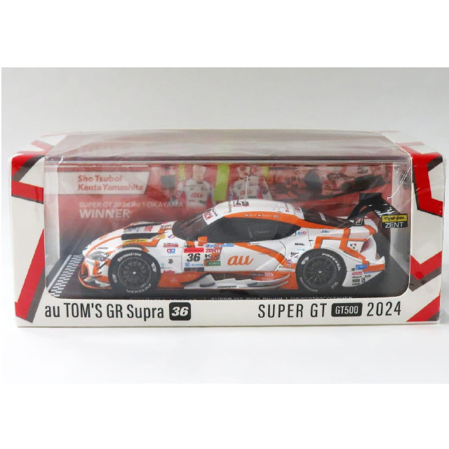 [MDL] 1/43 SUPER GT Round.1 OKAYAMA WINNER 2024 #36(ホワイト×オレンジ) トムス特注 [TOMS-A-7777] 完成品 ミニカー(TOMS-A-7777) SPARK(スパーク)