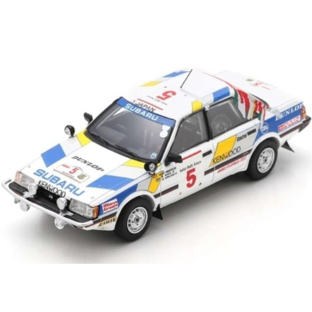 [MDL] 1/43 SUBARU Leone 4WD RX Turbo 6th Rally Safari 1986 M. Kirkland - R. Nixon #5 完成品 ミニカー(S5432) SPARK(スパーク)