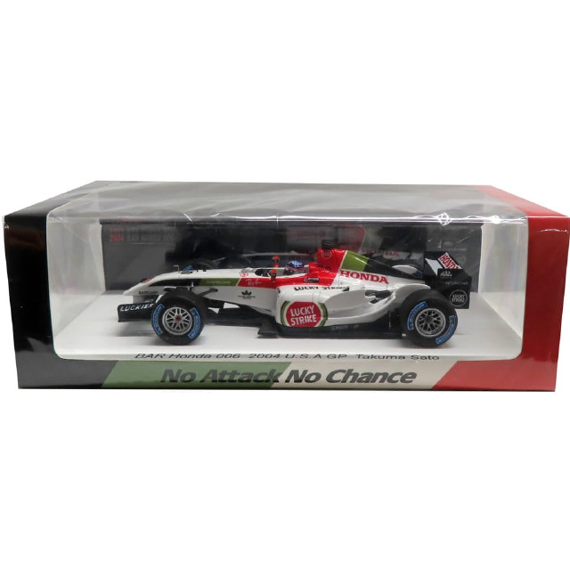 [MDL] 1/43 BAR HONDA 006 2004 USA GP LUCKY STRIKE #10(ホワイト×レッド×ブラック) 完成品 ミニカー(FS26) SPARK(スパーク)