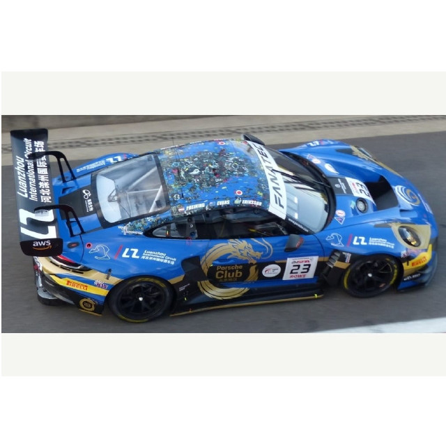 [MDL] 1/43 Porsche 911 GT3 R (992) #23 Phantom Global Racing 24H Spa 2024 J. Evans - J. Eriksson - T. Preining 完成品 ミニカー(SB801) SPARK(スパーク)