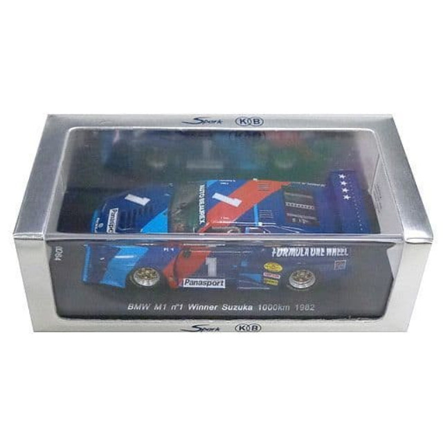 [MDL] 1/43 BMW M1 Winner Suzuka 1000km 1982 DUNLOP #1(ブルー×ライトブルー×レッド) 完成品 ミニカー(KBS064) SPARK(スパーク)