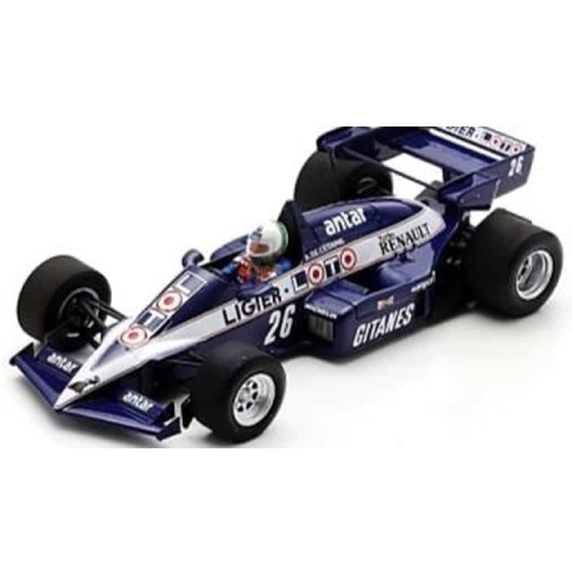 [MDL] 1/43 Ligier JS23 5th South African GP 1984 Andrea de Cesaris #26 完成品 ミニカー(S7417) SPARK(スパーク)