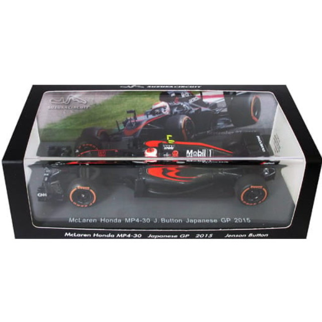 [MDL] 1/43 McLaren Honda MP4-30 Japanese GP 2015 Mobil #22(ブラック×レッド) 完成品 ミニカー(SCS157) SPARK(スパーク)