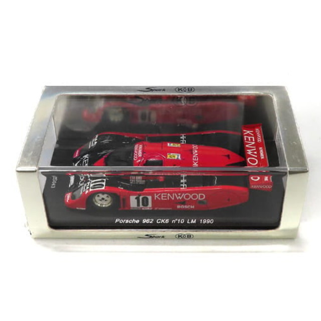[MDL] 1/43 Porsche 962 CK6 LM 1990 KENWOOD #10(レッド×ブラック) 完成品 ミニカー(KBS043) SPARK(スパーク)