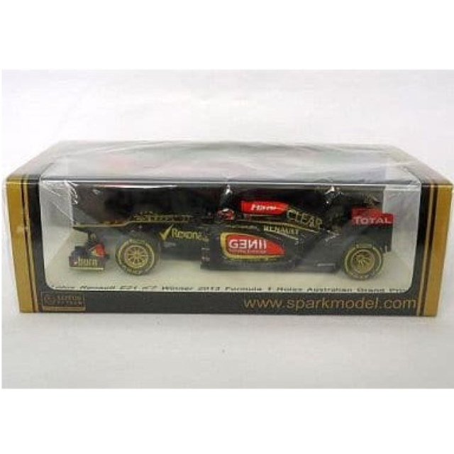 [MDL] 1/43 Lotus E21 2013 Kimi Raikkonen winner Australian GP 2013 #7(ブラック×イエロー×レッド) 完成品 ミニカー(S3053) SPARK(スパーク)