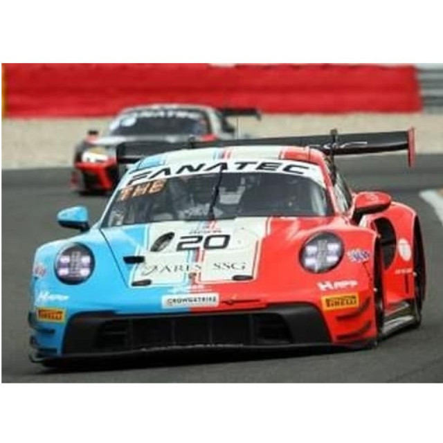 [MDL] 1/43 Porsche 911 GT3 R (992) #20 Huber Motorsport Pole Position/Winner Bronze Cup 24H Spa 2023 A. Au - T. Heinemann - J. Fittje - M. Cairoli ミニカー SPARK