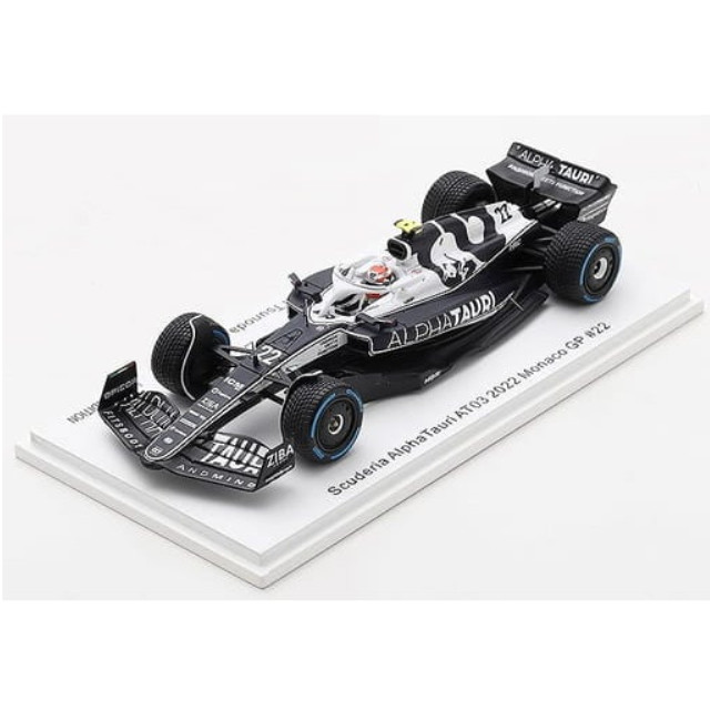 [MDL] 1/43 Scuderia AlphaTauri AT03 2022 Monaco GP #22 Yuki Tsunoda 完成品 ミニカー(SKB43049) SPARK(スパーク)
