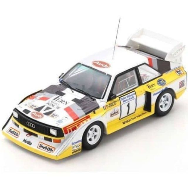 [MDL] 1/43 Audi Sport quattro S1 E2 Manx International Rally 1985 M. Mouton - F. Pons #1 完成品 ミニカー(S7897) SPARK(スパーク)