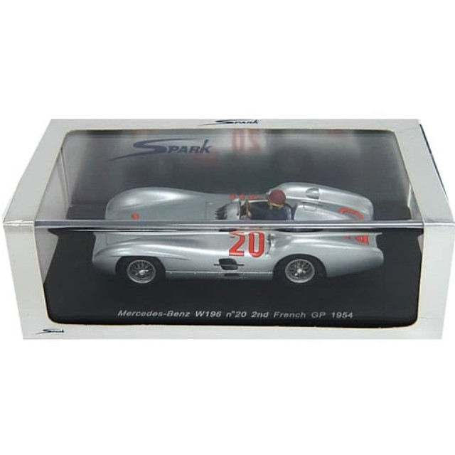 [MDL] 1/43 Mercedes-Benz W196 2nd French GP 1954 #20(シルバー) 完成品 ミニカー(S1037) SPARK(スパーク)