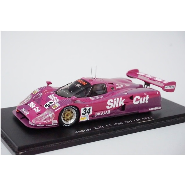 [MDL] 1/43 Jaguar XJR 12 Le Mans 1991 3rd Place Silk #34(ピンク) 完成品 ミニカー(S0752) SPARK(スパーク)