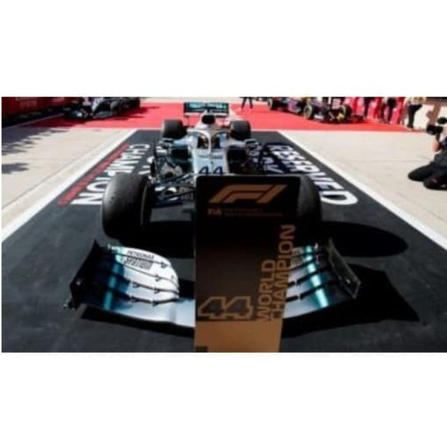 [MDL] 1/43 Mercedes-AMG Petronas Motorsports 2nd USA GP 2019 #44(シルバー×ブラック×グリーン) 完成品 ミニカー(S6099) SPARK(スパーク)