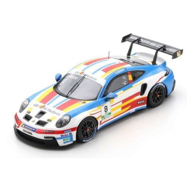 [MDL] 1/43 Porsche 911 GT3 Cup #8 Porsche Carrera Cup Italia 2022 Jorge Lorenzo 完成品 ミニカー(SI019) SPARK(スパーク)