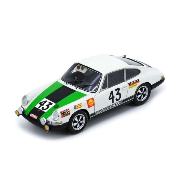 [MDL] 1/43 Porsche 911T 12th Le Mans 24H 1968 J-P. Gaban - R. Vanderschrick #43 完成品 ミニカー(S9738) SPARK(スパーク)