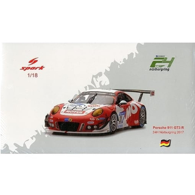 [MDL] 1/18 Porsche 911 GT3 R Nurburgring 24H 2017 Frikadelli Racing Team M. Christensen - K. Bachler - N. Siedler - L. Luhr #31 ミニカー(18SG023) SPARK