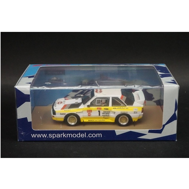 [MDL] 1/43 Audi Quattro S1 Winner Pikes Peak Hill Climb 1985 Michele Mouton #1 完成品 ミニカー(43PP85) SPARK(スパーク)