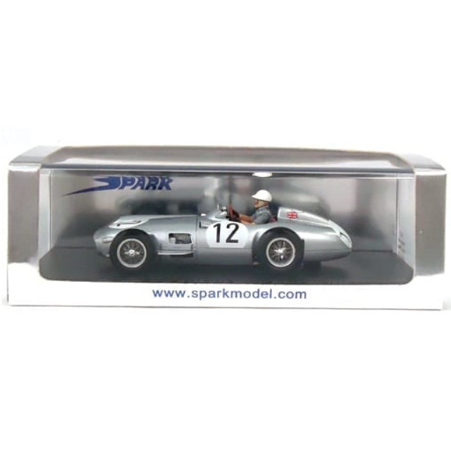 [MDL] 1/43 Mercedes-Benz W196 Winner British GP 1955 #12(シルバー) 完成品 ミニカー(S1052) SPARK(スパーク)
