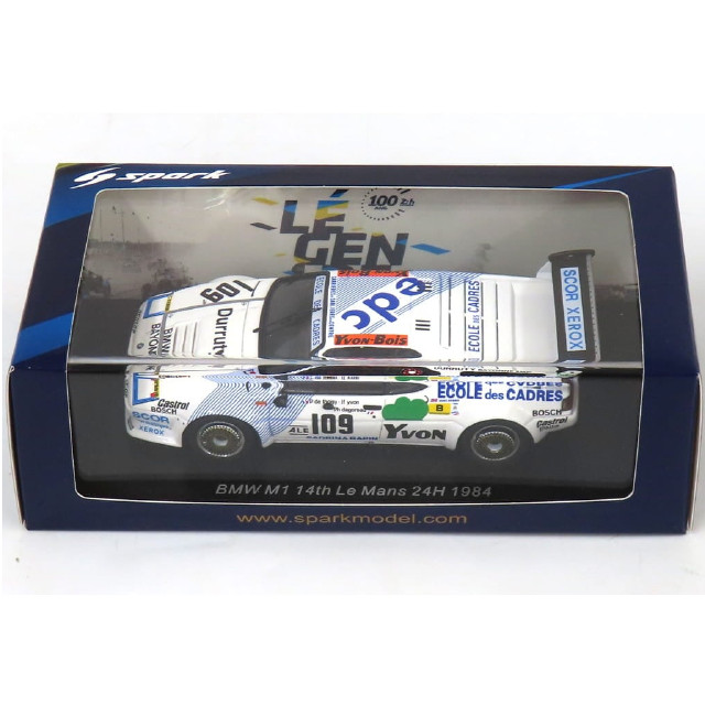 [MDL] 1/43 BMW M1 #109 14th 24H Le Mans 1984 P. de Thoisy - P. Dagoreau - J-F Yvon 完成品 ミニカー(S6409) SPARK(スパーク)