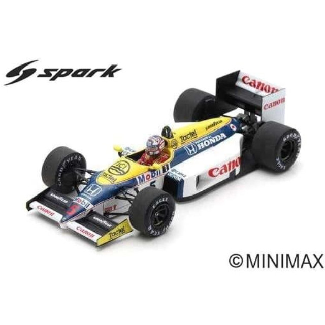 [MDL] 1/43 Williams FW11 No.5 Winner Belgian GP 1986 Nigel Mansell 完成品 ミニカー(S7481) SPARK(スパーク)