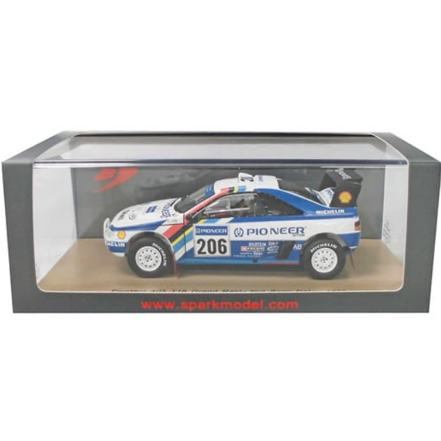 [MDL] 1/43 Peugeot 405 T16 Grand Raid 2nd Paris-Dakar 1989 J.Ickx C.Tarin #206 完成品 ミニカー(S5617) SPARK(スパーク)