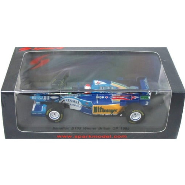 [MDL] 1/43 Benetton B195 Winner British GP 1995 Johnny Herbert #2 完成品 ミニカー(S4776) SPARK(スパーク)