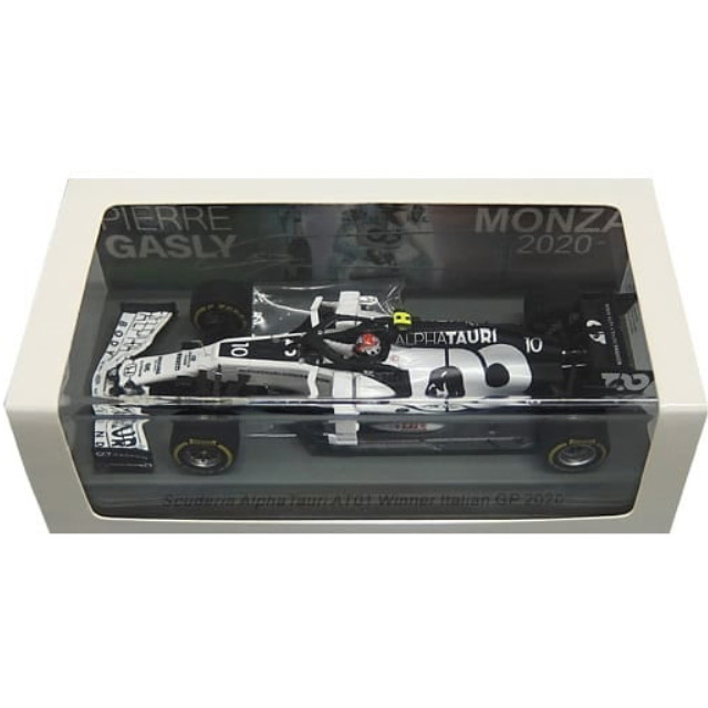 [MDL] 1/43 Alpha Tauri AT01 Winner Italian GP 2020 #10(ホワイト×ブラック) 完成品 ミニカー(S6480S) SPARK(スパーク)
