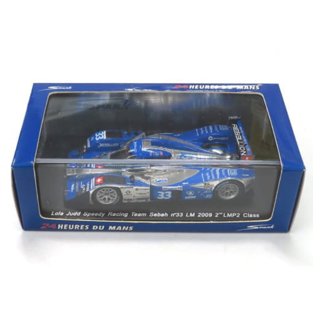 [MDL] 1/43 Lola Judd Speedy Racing Team Sebah LM 2009 2nd LMP2 Class #33(ブルー×シルバー) 完成品 ミニカー(S1445) SPARK(スパーク)