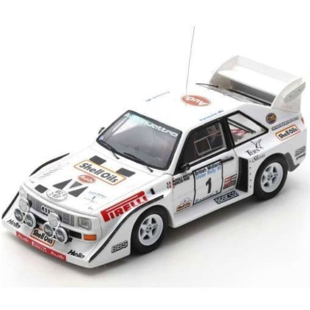 [MDL] 1/43 Audi S1 Quattro British Ulster Rally 1985 M. Mouton - F. Pons #1 完成品 ミニカー(S7898) SPARK(スパーク)