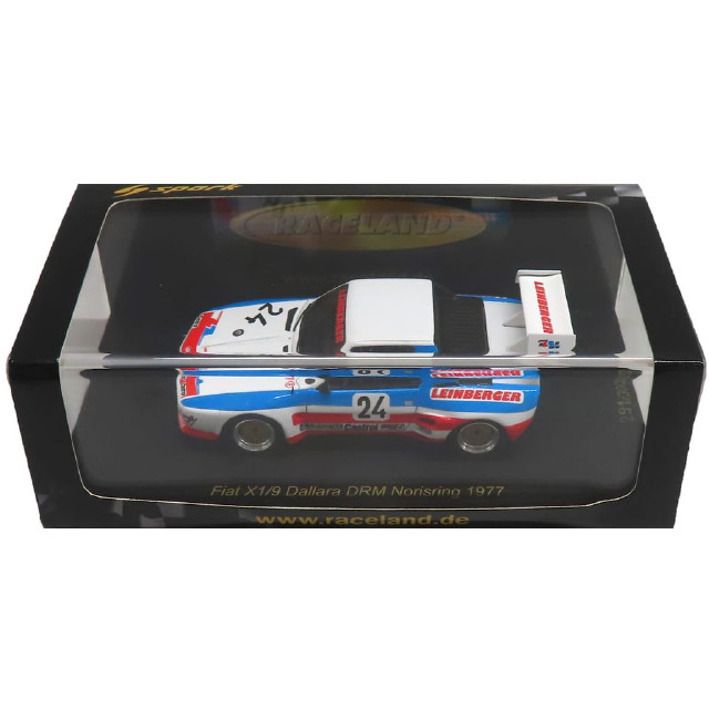 [MDL] 1/43 Fiat X1/9 Dallara DRM Norisring 1977 #24(ホワイト×ブルー×レッド) RACELAND別注 完成品 ミニカー(RS1746) SPARK(スパーク)