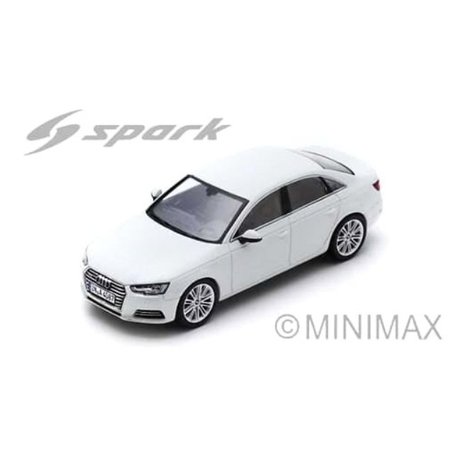 [MDL] 1/43 Audi A4 2016(アイビスホワイト) 完成品 ミニカー(S8150) SPARK(スパーク)