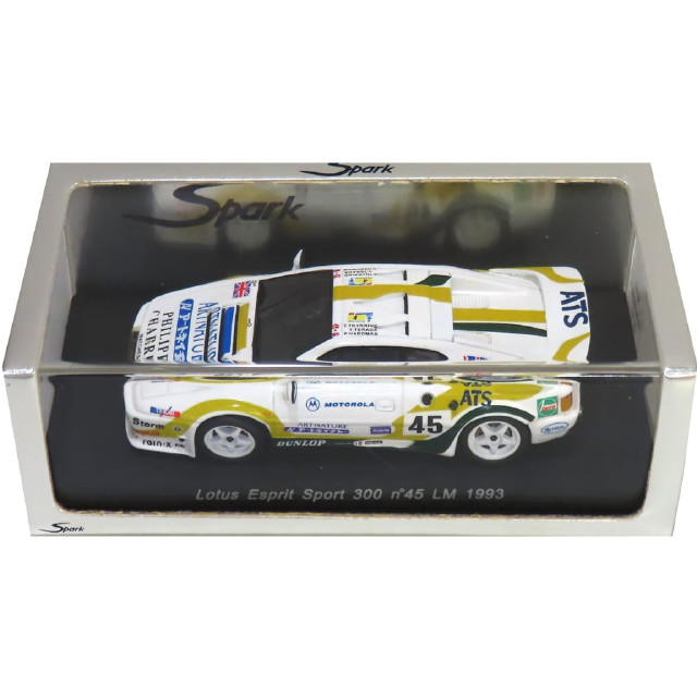 [MDL] 1/43 Lotus Esprit Sport 300 LM 1993 ARTNATURE #45(ホワイト×イエロー×グリーン) 完成品 ミニカー(S0445) SPARK(スパーク)