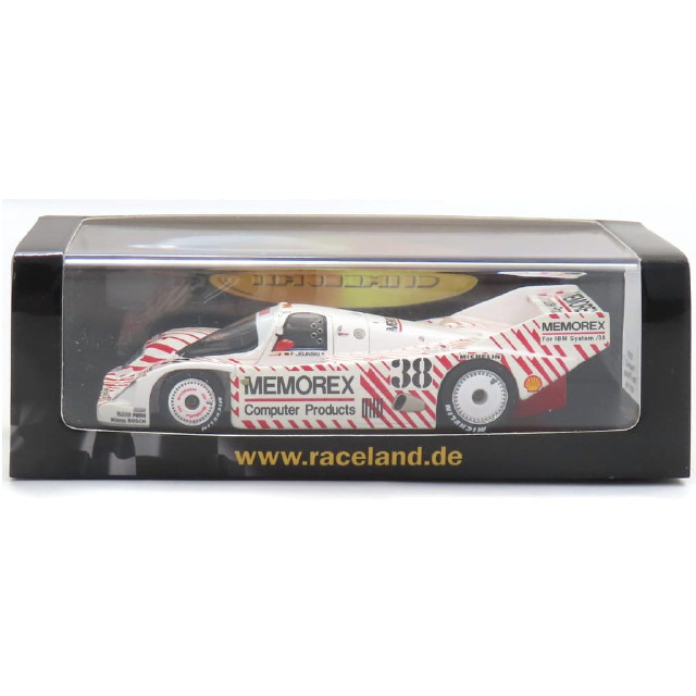 [MDL] 1/43 Porsche 962C Memorex Brun Norisring 100 Miles WSC 1986 #4(ホワイト×レッド) 完成品 ミニカー(RS1503) SPARK(スパーク)