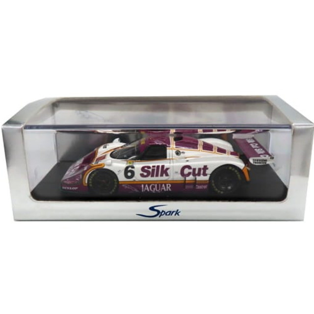 [MDL] 1/43 Jaguar XJR 8 LM 1987 Silk Cut #6(ホワイト×パープル×イエロー) 完成品 ミニカー(S0760) SPARK(スパーク)