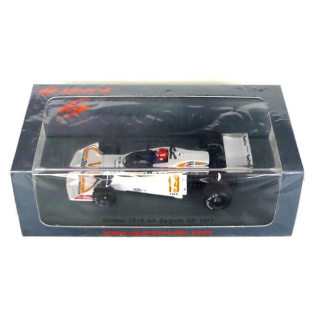[MDL] 1/43 Surtees TS19 4th Belgian GP 1977 Vittorio Brambilla #19(ホワイト×オレンジ) 完成品 ミニカー(S4857) SPARK(スパーク)