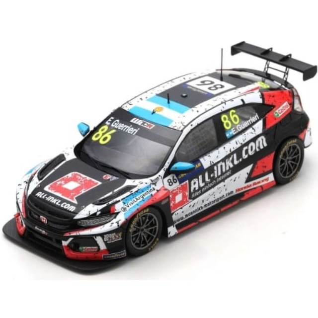 [MDL] 1/43 Honda Civic Type R TCR ALL-INKL.DE Munnich Motorsport Winner Race 1 WTCR 2020 Aragon II - 2020 Esteban Guerrieri #86 ミニカー(S8967) SPARK