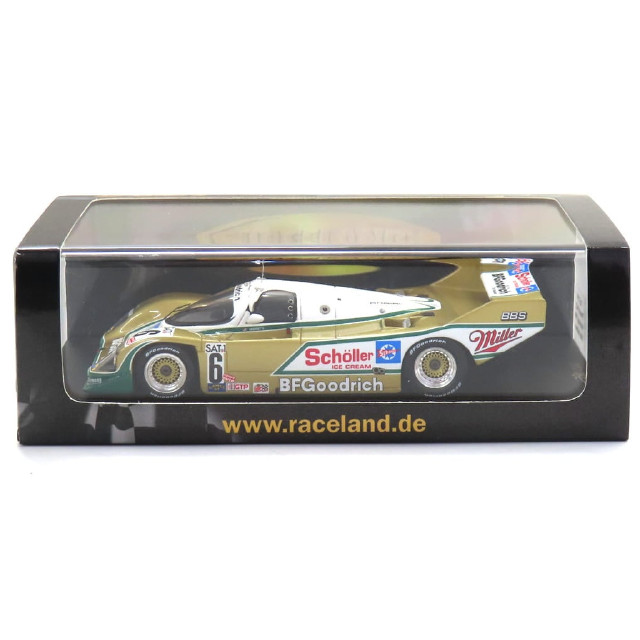 [MDL] 1/43 RACELAND Porsche 962C Supercup Norisring 1989 John Andretti RS1759 #6(ホワイト×ゴールド×グリーン) 完成品 ミニカー(RS1759) SPARK(スパーク)