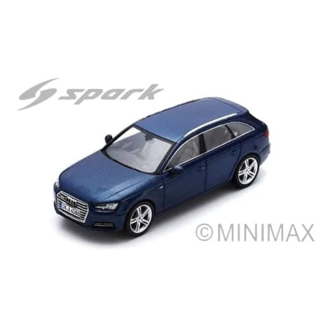 [MDL] 1/43 Audi A4 Avant 2016(スキューバブルー) 完成品 ミニカー(S8151) SPARK(スパーク)