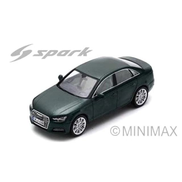 [MDL] 1/43 Audi A4 2016(ゴットランドグリーン) 完成品 ミニカー(S8153) SPARK(スパーク)