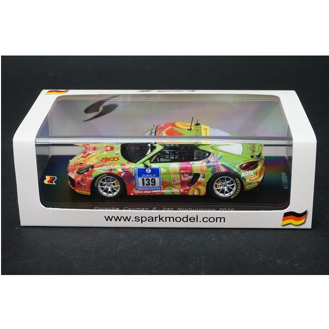 [MDL] 1/43 Porsche Cayman S 24h Nurburgring 2016 Team Securtal Sorg Rennsport P.Haener-P.Follett-U.Vicenzi-A.Carobbio #139 完成品 ミニカー(SG260) SPARK(スパーク)