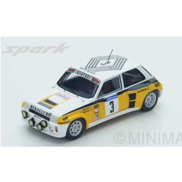 [MDL] 1/43 Renault 5 Turbo Winner Tour de France 1984 J.Ragnotti - P.Thimonier #3 完成品 ミニカー(S3863) SPARK(スパーク)