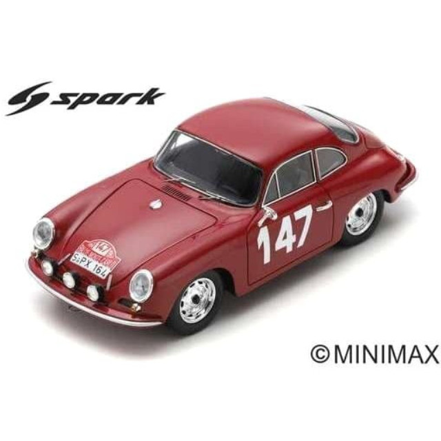 [MDL] 1/43 Porsche 356 BCarrera 2 GS-T No.147 Rally Monte Carlo 1964 R. Buchet - M. Gauvin 完成品 ミニカー(S6600) SPARK(スパーク)