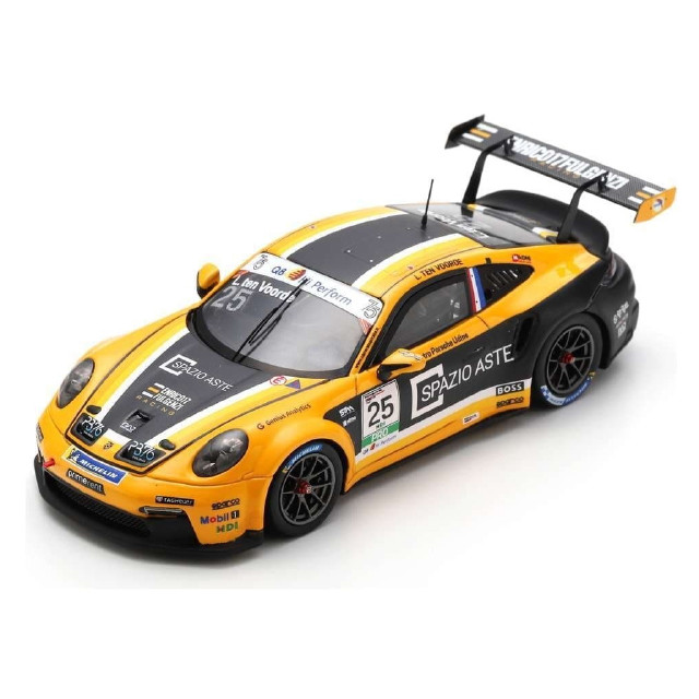 [MDL] 1/43 Porsche 911 GT3 Cup Porsche Carrera Cup Italia Champion 2023 Larry ten Voorde #25 完成品 ミニカー(SI025) SPARK(スパーク)