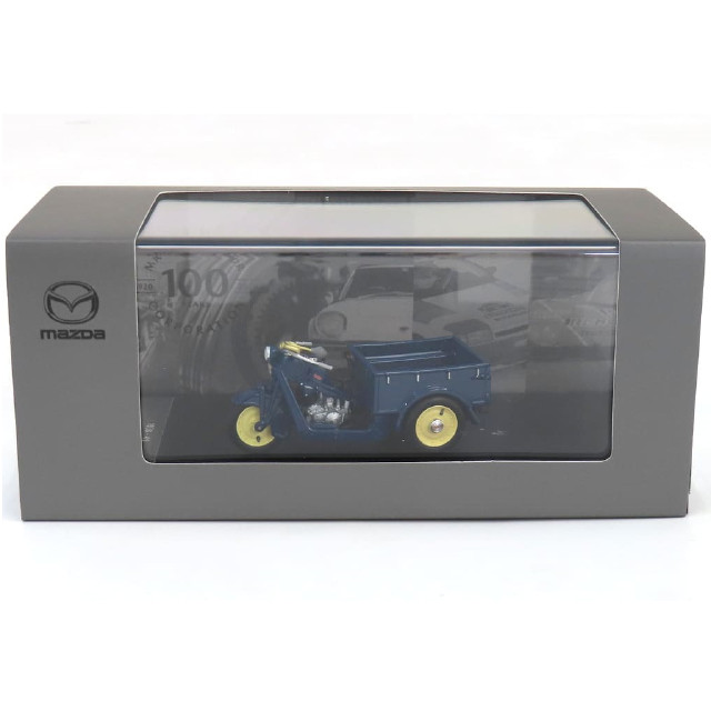 [MDL] 1/43 グリーンパネル GA型三輪トラック 100周年限定モデル(ネイビー) ディーラー別注 完成品 ミニカー(MZD02) SPARK(スパーク)