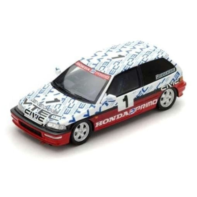 [MDL] 1/43 Honda Civic EF9 Group N Suzuka Circuit Test 1990 Ayrton Senna #1 完成品 ミニカー(S5460) SPARK(スパーク)