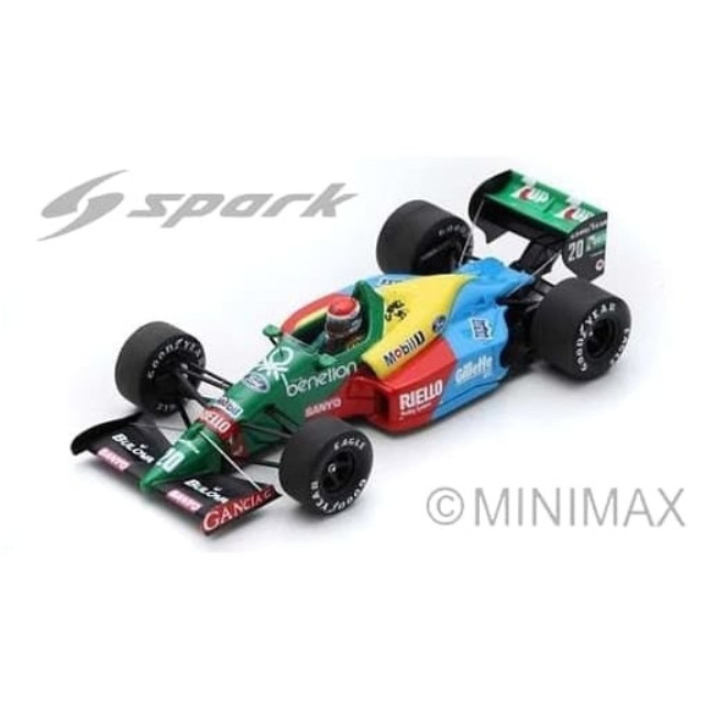 [MDL] 1/43 Benetton B188 French GP 1989 Emanuele Pirro #20 完成品 ミニカー(S5206) SPARK(スパーク)