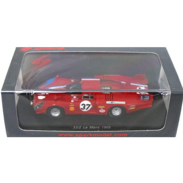 [MDL] 1/43 Alfa Romeo T33/2 Le Mans 1968 T.Pilette - R.Slotemaker #37 完成品 ミニカー(S4369) SPARK(スパーク)