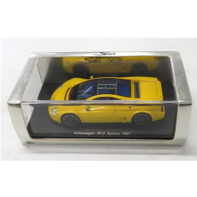 [MDL] 1/43 Volkswagen W12 Syncro 1997(イエロー) 完成品 ミニカー(S0443) SPARK(スパーク)