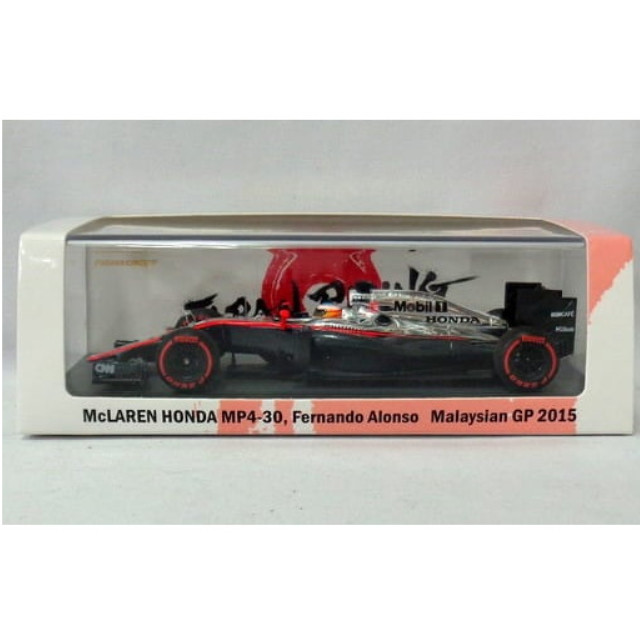 [MDL] 1/43 McLaren Honda MP4-30 Malaysian GP 2015 Mobil #14(ガンメタリック×シルバーメタリック×オレンジ) 「JAPAN RISING」 鈴鹿サーキット特注 完成品 ミニカー SPARK
