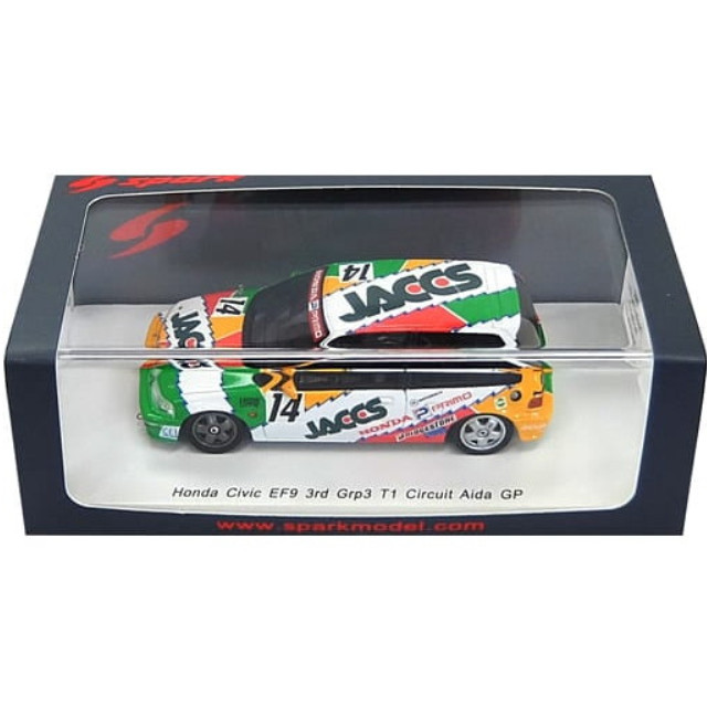 [MDL] 1/43 Honda Civic EF9 3rd Grp3 JTC Aida 1992 N.Hattori - K.Kaneishi #14 完成品 ミニカー(S5465) SPARK(スパーク)