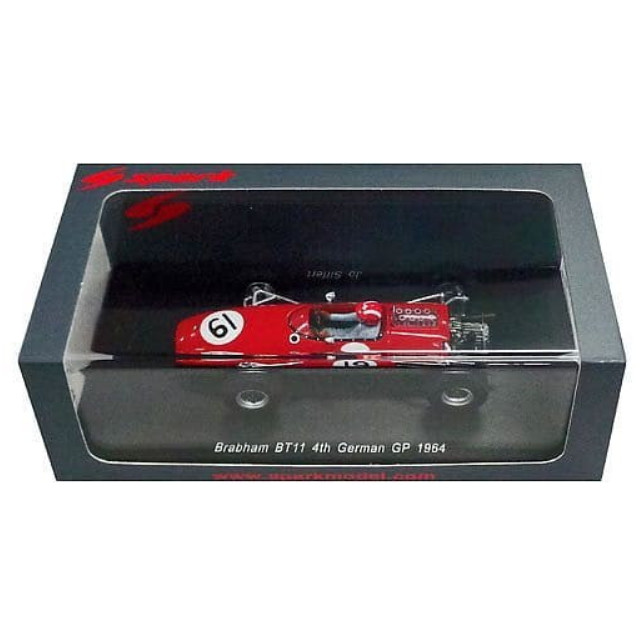 [MDL] 1/43 Brabham BT11 4th German GP 1964 Joseph Siffert #19 完成品 ミニカー(S4334) SPARK(スパーク)